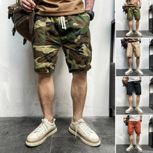 Load image into Gallery viewer, Men's Drawstring Elastic Waist Shorts