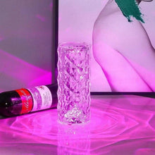 Load image into Gallery viewer, 16 Colors Rose Rays Crystal Diamond Table Lamp