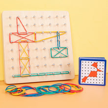 Load image into Gallery viewer, Wooden Geoboard