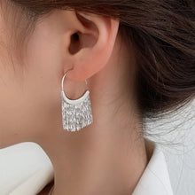 Load image into Gallery viewer, Fashion Scalloped Tassel Earrings