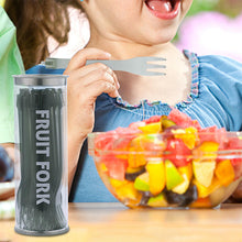 Load image into Gallery viewer, 20 Pieces with Storage Box Detachable Fruit Fork for Gadgets