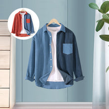 Load image into Gallery viewer, Men's Corduroy Long Sleeve Casual Shirt