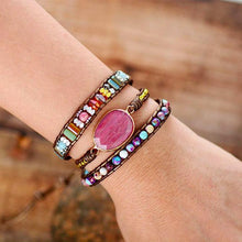Load image into Gallery viewer, Handmade Natural Stone Wrap Bracelet