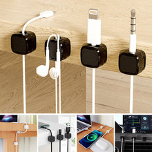 Load image into Gallery viewer, Magnetisk kabelholder, enkel, sikker og selvklebende kabelhåndtering