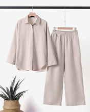 Load image into Gallery viewer, Cotton And Linen Shirt Suit