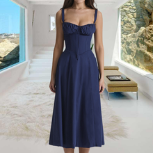 Load image into Gallery viewer, Carmen Print Bustier Sundress