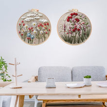 Load image into Gallery viewer, Beginner's Embroidery Flower Kit