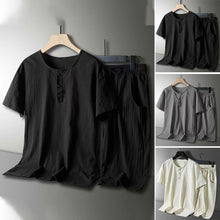 Load image into Gallery viewer, Men's Cotton Linen Casual Suit