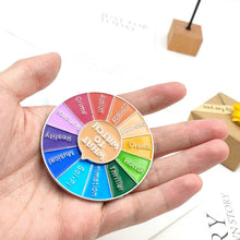 Load image into Gallery viewer, Rotating Wheel Brooch