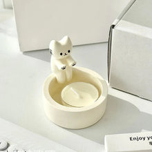 Load image into Gallery viewer, Lysestake med katt