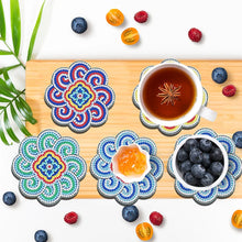 Load image into Gallery viewer, Diamantkunst Coasters Diamond Painting Coasters (Mandala)