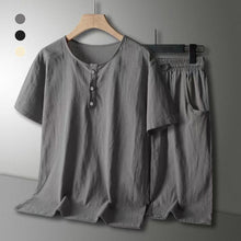 Load image into Gallery viewer, Men's Cotton Linen Casual Suit