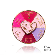 Load image into Gallery viewer, Rotating Wheel Brooch