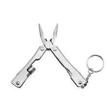 Load image into Gallery viewer, Mini Foldable Outdoor Stainless Steel Pliers with Flashlight