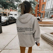 Load image into Gallery viewer, 'Dear Person Behind Me' Sweatshirt