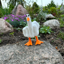 Load image into Gallery viewer, Pre-Sale>>Middle Finger Duck Resin Ornament