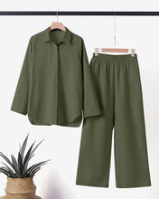 Load image into Gallery viewer, Cotton And Linen Shirt Suit
