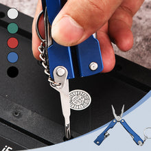 Load image into Gallery viewer, Mini Foldable Outdoor Stainless Steel Pliers with Flashlight