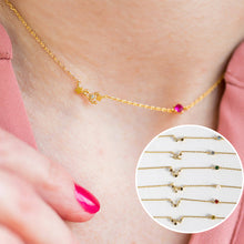 Load image into Gallery viewer, Zodiac Birthstone Necklace