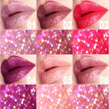 Load image into Gallery viewer, Glitter Waterproof Long Lasting Lip Gloss