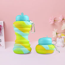 Load image into Gallery viewer, Cute Silicone Foldable Water Bottles