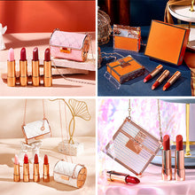 Load image into Gallery viewer, Velvet Matte Lipstick Set with Cham Chain Pouch