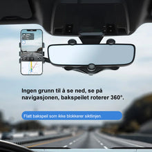 Load image into Gallery viewer, 360-graders roterbar telefonholder i bilspeilet
