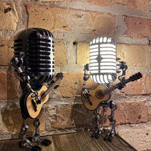 Load image into Gallery viewer, Retro mikrofon Robot USB