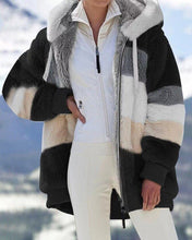 Load image into Gallery viewer, Plush Warm Hooded Coat