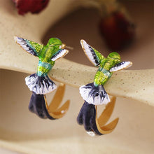 Load image into Gallery viewer, Cute Hummingbird Earrings