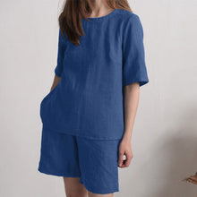 Load image into Gallery viewer, Plus Size Loose Shorts Suit