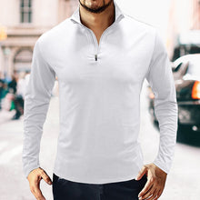 Load image into Gallery viewer, Gentleman Long Sleeve Cotton Polo Shirt
