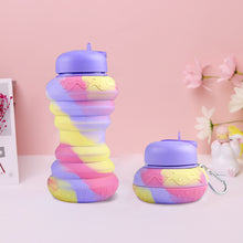 Load image into Gallery viewer, Cute Silicone Foldable Water Bottles