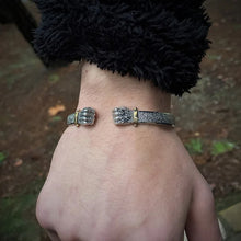 Load image into Gallery viewer, Sterling Silver Power Fist Bracelet
