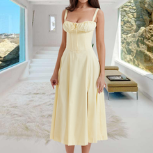 Load image into Gallery viewer, Carmen Print Bustier Sundress