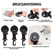 Load image into Gallery viewer, Kraftig vakuumsugekopp med krok