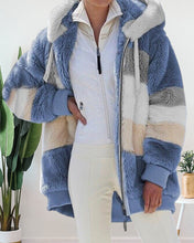 Load image into Gallery viewer, Plush Warm Hooded Coat