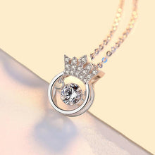 Load image into Gallery viewer, Crown Sparkling Dance Necklace