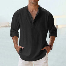 Load image into Gallery viewer, Men's Cotton Linen Casual Shirt