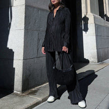 Load image into Gallery viewer, Women's Elegant Pleated Two-Piece Set