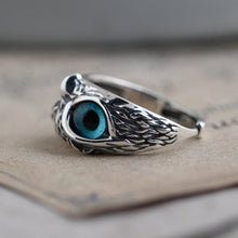 Load image into Gallery viewer, Demon Eye Owl Ring Adjustable