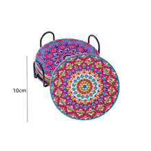 Load image into Gallery viewer, Diamantkunst Coasters Diamond Painting Coasters (Mandala)