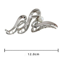 Load image into Gallery viewer, Women's Pearl Hair Clip Claw