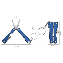 Load image into Gallery viewer, Mini Foldable Outdoor Stainless Steel Pliers with Flashlight