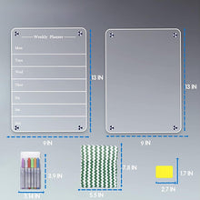Load image into Gallery viewer, Acrylic Dry Erase Board