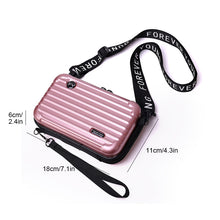 Load image into Gallery viewer, Mini koffert Crossbody-veske