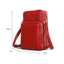 Load image into Gallery viewer, Three-layer Zipper Multifunctional Mobile Phone Bag