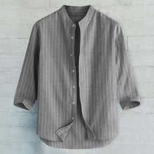 Load image into Gallery viewer, Striped Linen Shirt