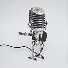 Load image into Gallery viewer, Retro mikrofon Robot USB