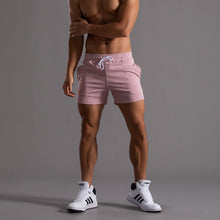 Load image into Gallery viewer, Men's Drawstring Elastic Workout Shorts